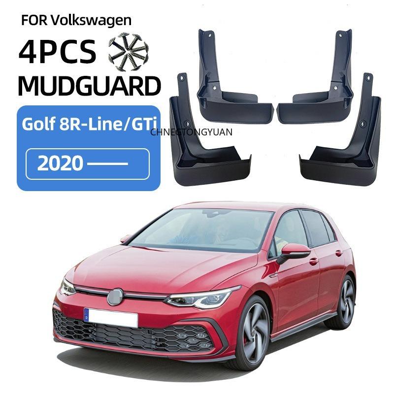 For VW Volkswagen Golf 8 MK8 R-Line GTI GTD GTE 2024 Fender Mudflaps Splash Guards Mudguards Mud Flaps