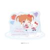Magical Girl Lyrical Nanoha Series X Sanrio Characters 01 Nanoha X Hello Kitty [Mini Character Illustration] Acrylic Stand Plate