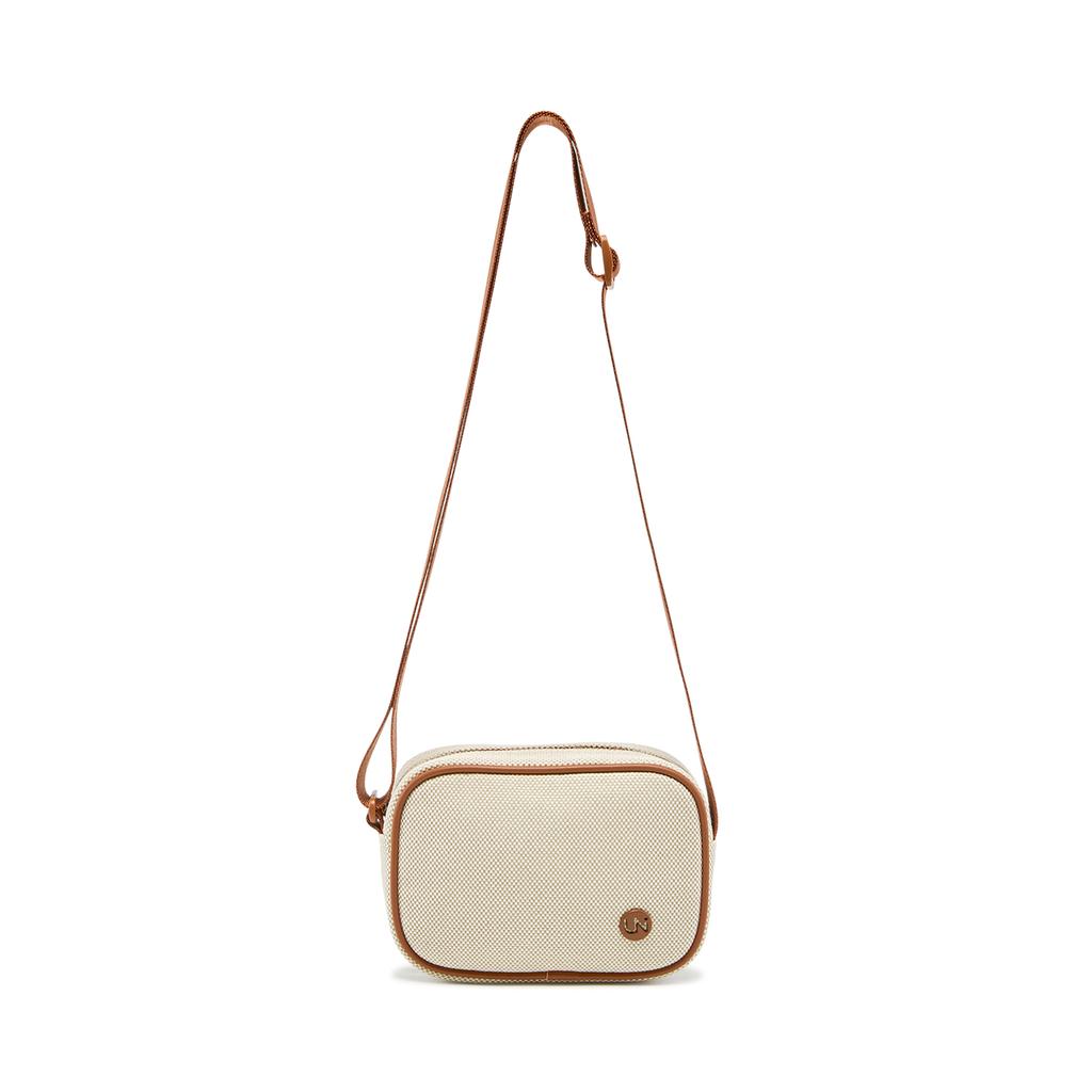 Li Ning Sports Lifestyle Series Letter PU Crossbody Bag Unisex Bags Brown ABDW381-2