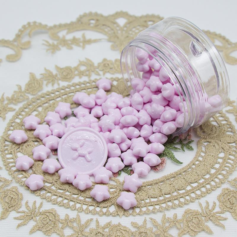 1000g Macaron Series Star Enamel Wax Grains Cute Style Wax Material DIY Greeting Card Party Invitation Decoration Supplies