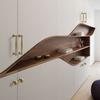 Französischer Leichter Luxus Schrankgriff aus massivem Messing, Mid-Century Modern Cremefarbener Stil Schubladengriff, Nordisch-Amerikanisch Einzelbohrung