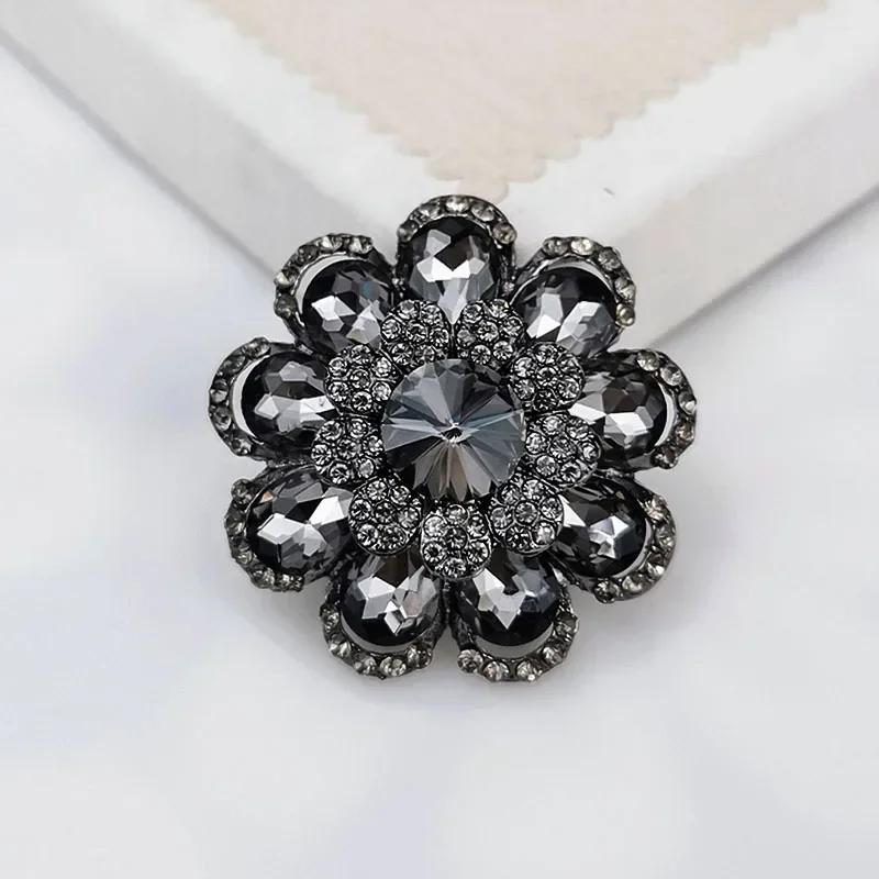 1pcs Large Rhinestone Buttons For Coat Clothing Suit Sewing DIY Accessories