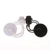 1 Set Nordic Half Teeth Lampshade Base Vintage E27 Hanging Lamp Holders With 0.8/1/1.2/1.5M Cable Ceiling Lamp Holder Socket