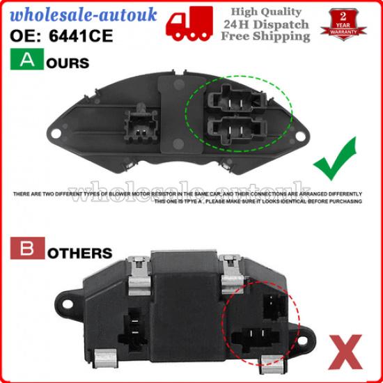 For CITROEN C4 PICASSO / GRAND PICASSO HEATER BLOWER MOTOR RESISTOR 6441.CE UK