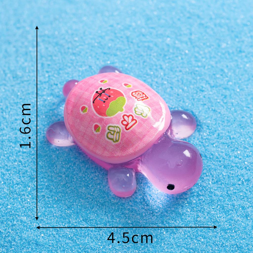 Mikrokrajina Svítící ve tmě Ovocná Želví Dvojice Dotek Kutilství Dekorativní Doplňky Želva Mini Pryskyřičná Drobnost