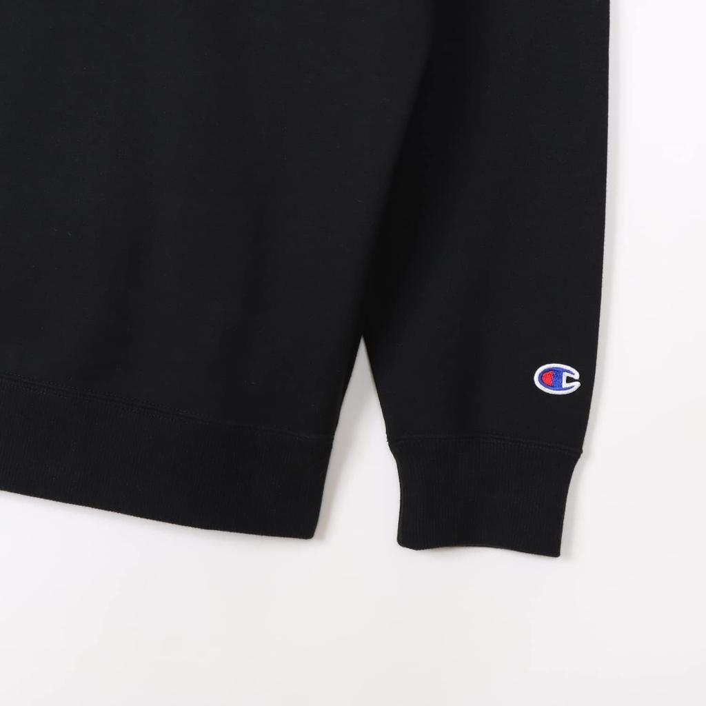 Champion Langes BAUMWOLLE One Point Logo Rundhals Größe 140 Kinder Sweatshirt, Ärmel, 100% Baumwolle, USA, Gestickt, Sweatshirt, Basic,