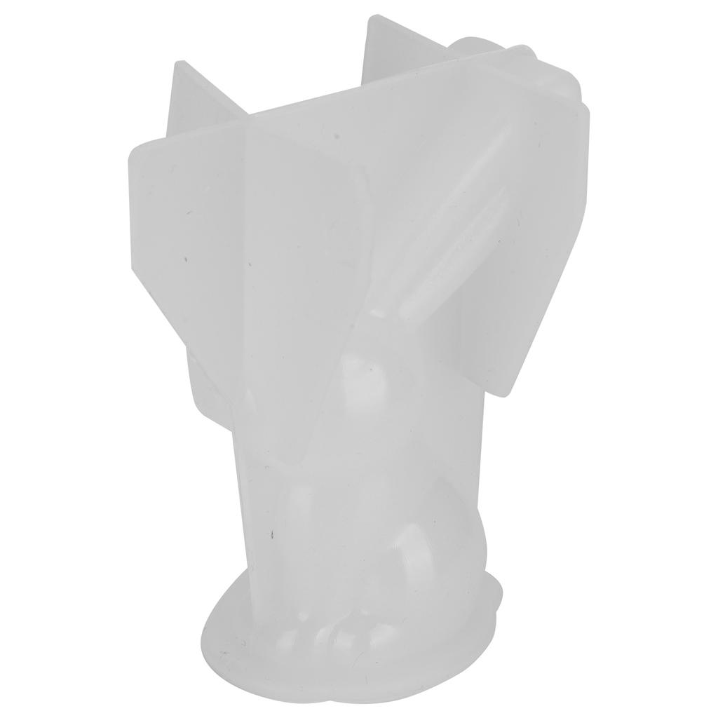 3D Long Ears Rabbits Shape Resin Casting Molds 3D Animal Silicone Mould for Decoration