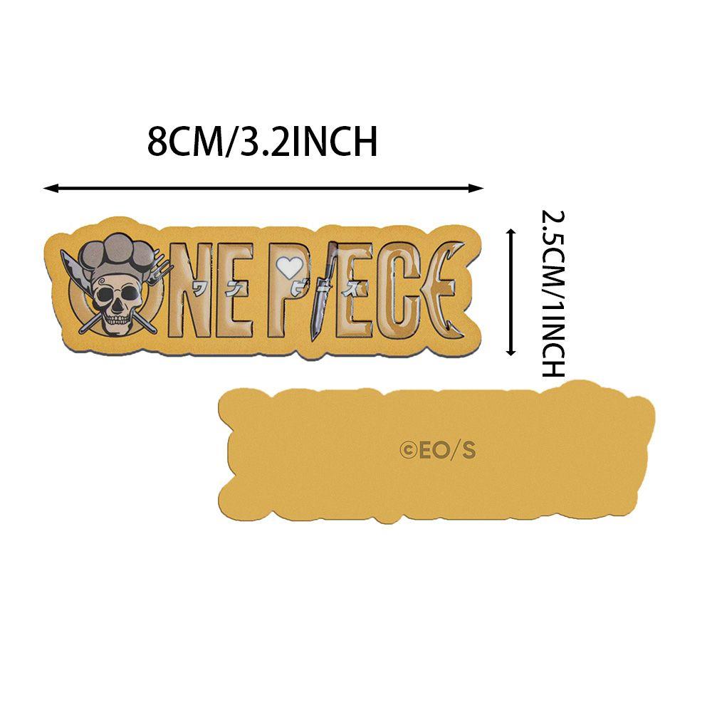 1 Set One Piece Offiziell lizenziert Steckbriefe Titelsequenz Kühlschrankmagnete für Spind Dekorative Legierung Magnetische Verzierungen