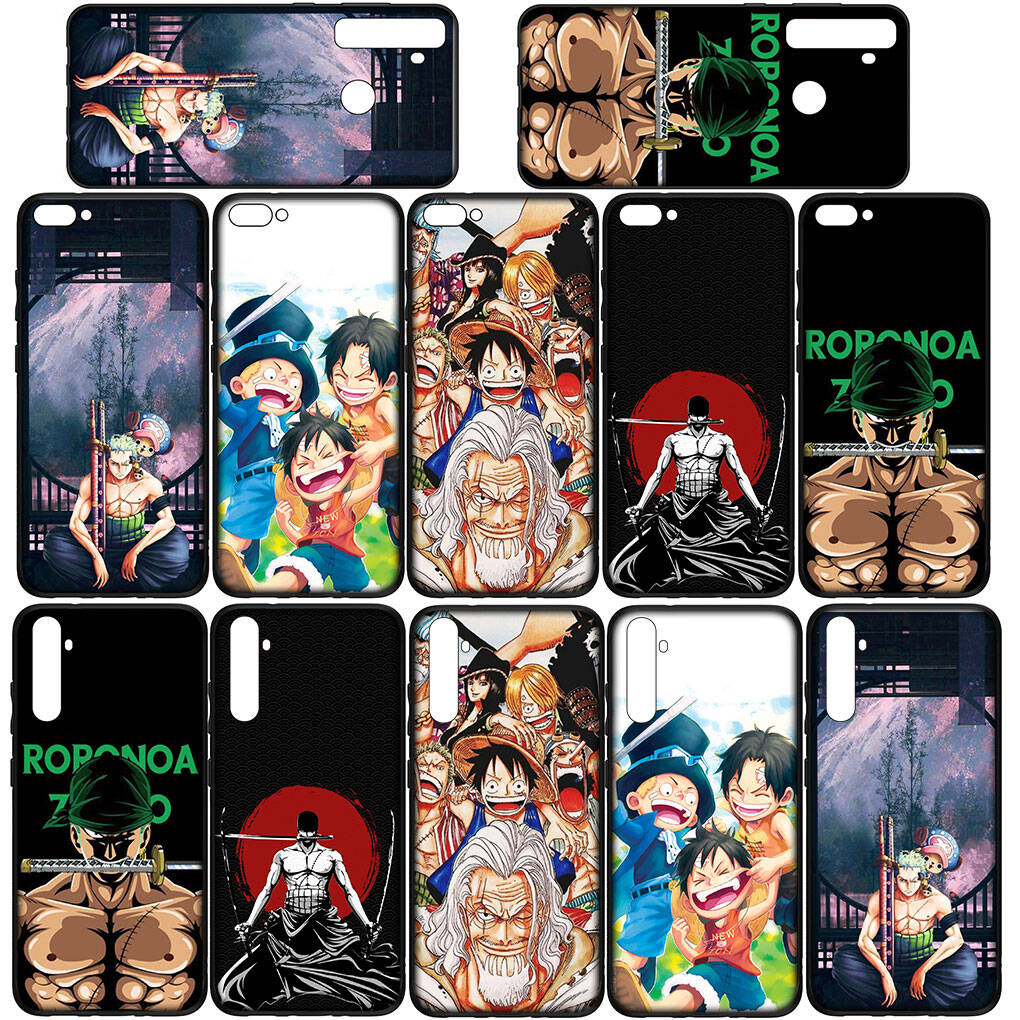 Phone Case for iPhone 17 15 16 Plus Redmi Note 14 12 11 13 Pro Max Huawei P30 P20 Lite OPPO A60 A40 A80 A18 Comics Luffy One Piece Roronoa Zoro Cover