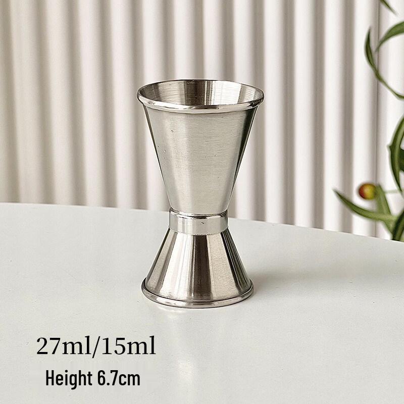 ZISIZ Stainless Steel Cocktail Measuring Cup Set