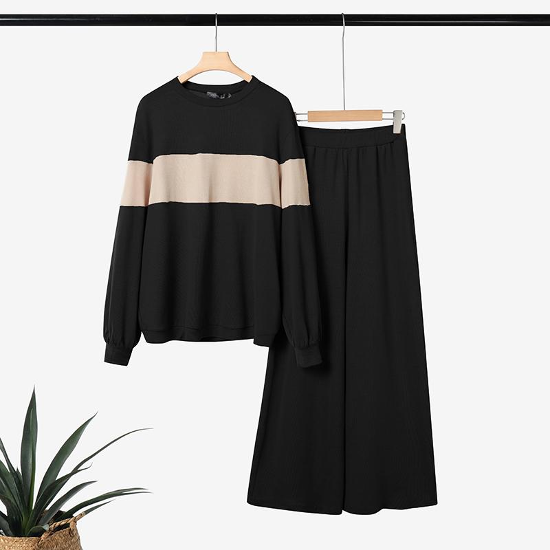 ZANZEA Women Long Sleeve Blouse and Pants Casual Two Piece Suit Sets