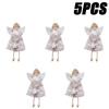 Christmas Hanging Angel Doll Pendant Plush Angel Ornaments Xmas Tree Decors for Wedding Birthday Party New Year Holiday Decor