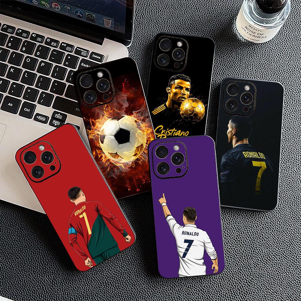 Soccer No 7 Star Football No7 Wallpaper for Motorola Moto G82 G20 G22 G23 G32 G9 G8 G7 Power Plus G41 G52 G30 G71 E22 E13 Case