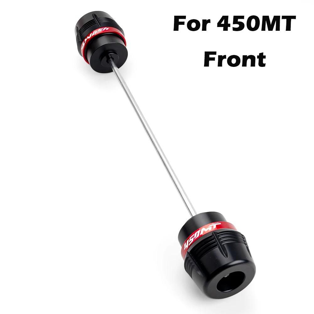 For CFMOTO 450MT 450 MT MT450 2024 2025 2026 Motorcycle Accessories Front Rear Wheel Axle Fork Slider Crash Falling Protection