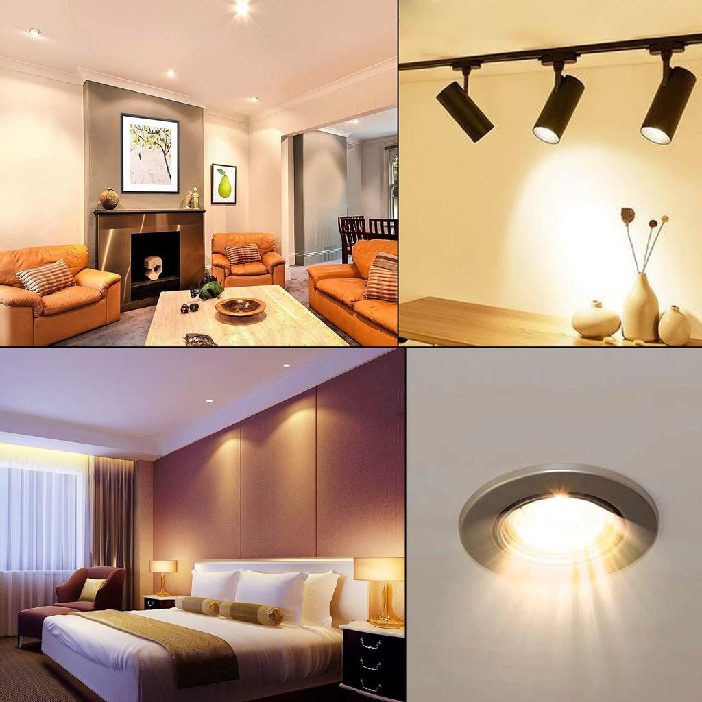 E17 LED Bulbs, Dimmable, 5W, E17 LED Spotlight Bulbs, Equivalent To a 50W Halogen Bulb, Energy-Saving, Long Life, PSE Certified, Ideal for Offices,