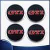 4pcs 56mm Car Wheel Center Sticker for ABT Golf 5 6 Polo Passat Tiguan CC Bettle Bora Touran MK4 Scirocco Santana