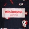 MIKIHOUSE Santa Claus Long Sleeve Shirt M Navy Blue Open Collar Men's Used