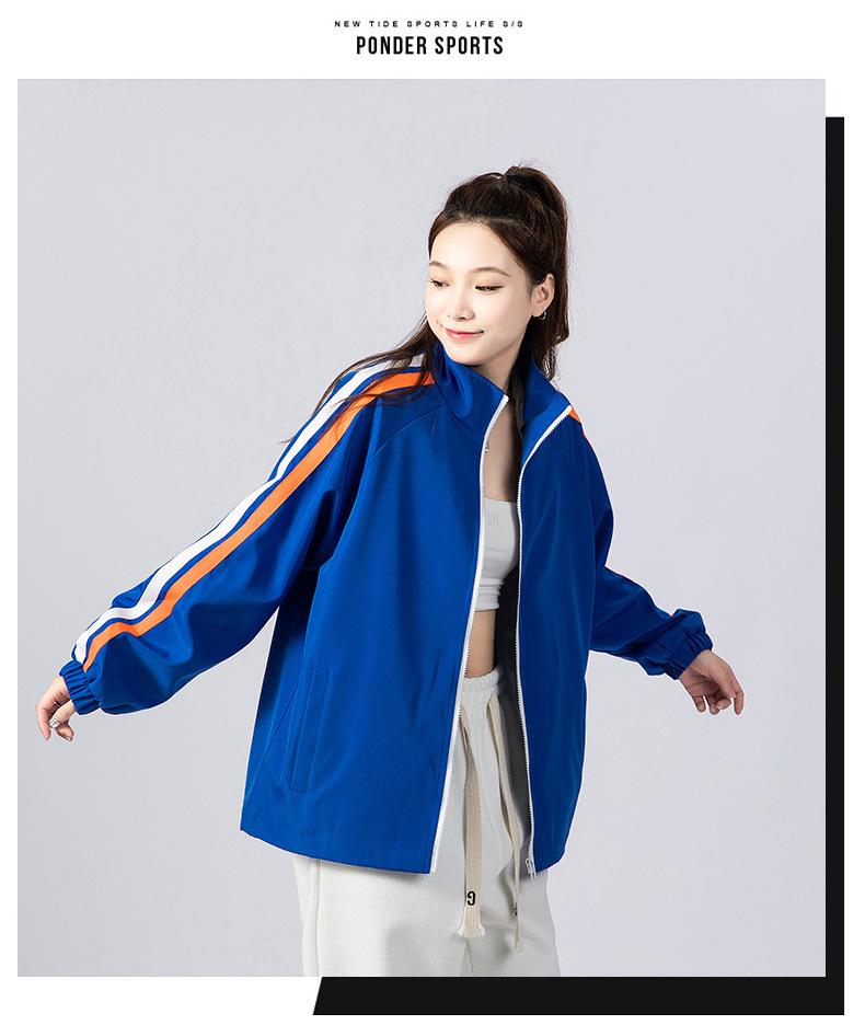 Men's Trendy Spring Baseball Jacket - Casual Outerwear with Long Sleeves and Printed Logo