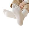 Men's Mid-Calf Five-Toe Sports Socks - Cotton, Anti-Odor, Sweat-Wicking, All-Season