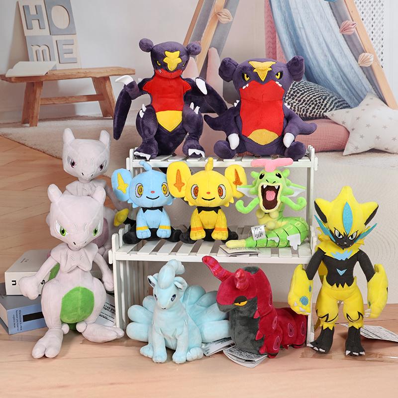45 Styles Plush Toy Caterpie Fuse Gyarados Garchomp Shinx Alolan Ninetales Mewtwo Lucario Torterra Stuffed Toys Gifts