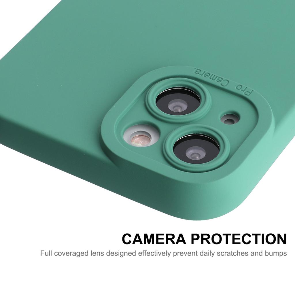 ENKAY HAT PRINCE For iPhone 15 Plus Case Precise Cutout Bump Proof Liquid Silicone Phone Cover