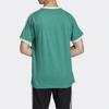 Adidas Originals Trefoil 3-Stripes Casual Crew Neck Loose Short Sleeve T-Shirt Men Tops Green FM3771