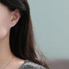 Light Luxury Diamond-inlaid Cat Earrings Cute Animal Niche Design Sense High-end New Earrings