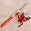 Pen Style Foldable Fishing Rod with Reel Set for Ice Fishing, Pocket Telescopic Mini Pen Shape Fishing Rod and Reel Set