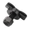2PCS Stud Fitting Black L Track Stud Fitting Carbon Steel Galvanized Threaded Studs Tie Down Fittings Motorcycle