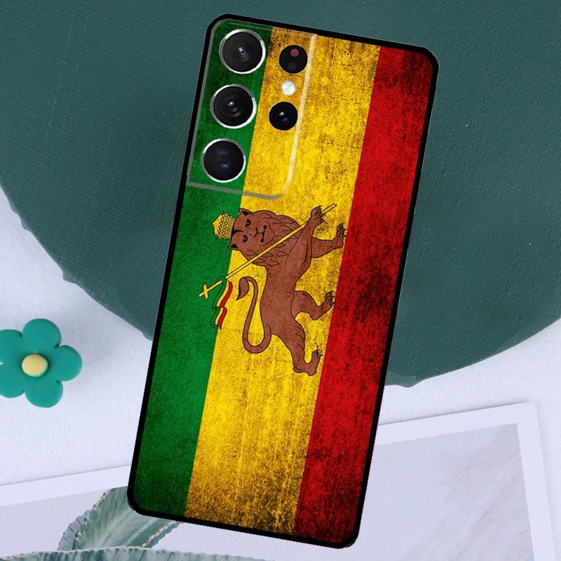 Rasta Lion Reggae Bob Marleys Case For Samsung Galaxy S24 S23 Ultra S22 Plus S20 S21 FE Note 20 10 S8 S9 S10 Plus Cover