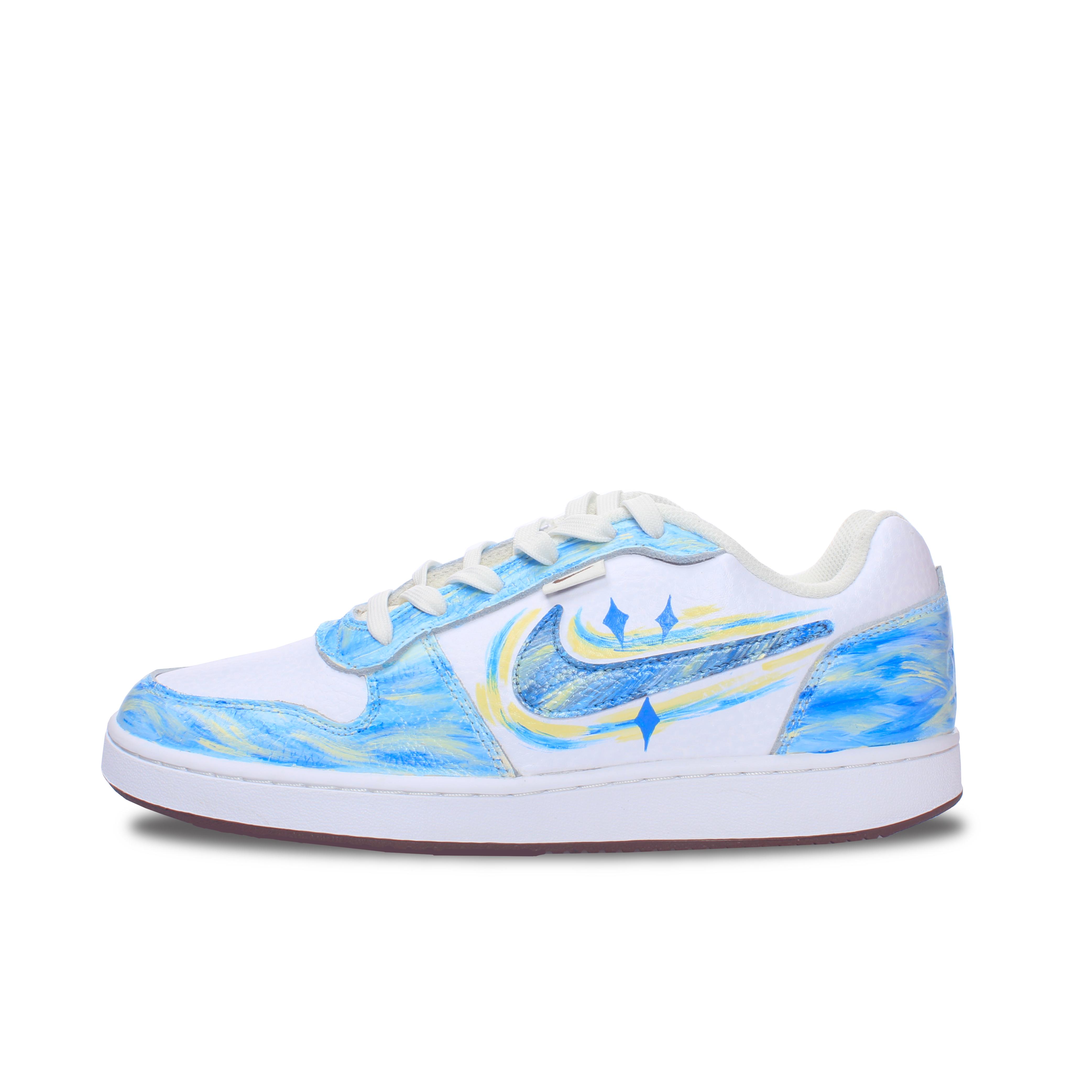 

Nike EBERNON Abrasion Resistant Low top Skateboard Shoes Men s Blue Yellow IM3370-121(Team1180-) 42