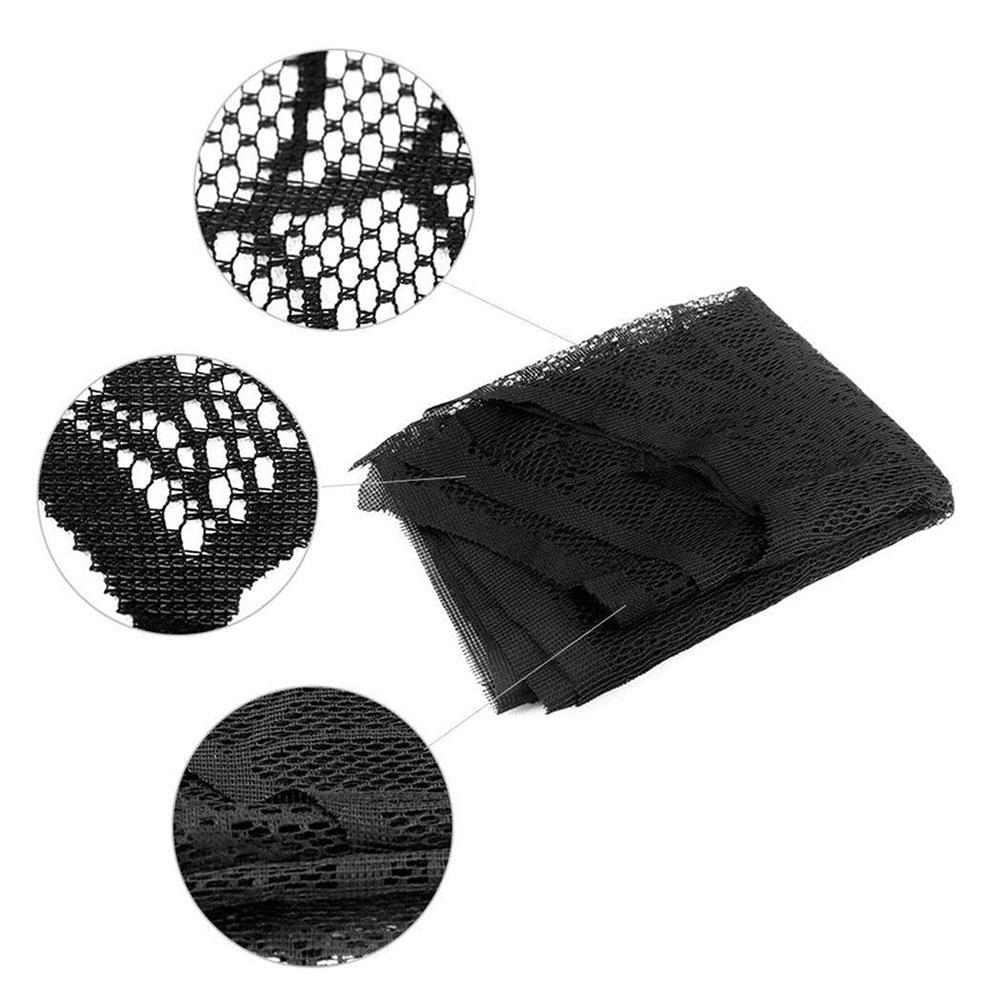 New Halloween Decorations Props Black Lace Spiderweb Fireplace Mantle Scarf Cover