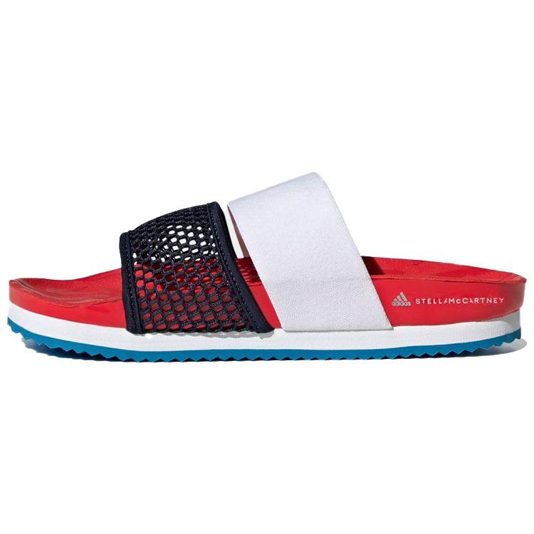 Stella McCartney X Adidas Lette Slides Comfortable Versatile Quick-Dry Slide Sandals Women Slides Red FZ2884
