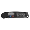 LCD Digital Food Thermometer with Foldable Probe Kitchen Cooking BBQ Grill Temp Tester Black