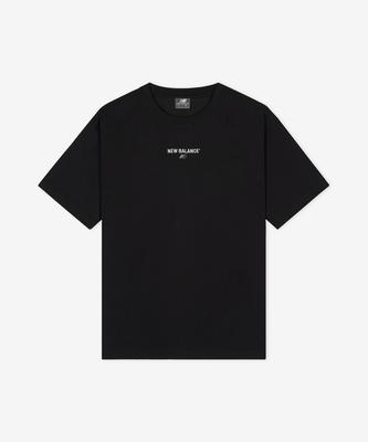 Nyuballanseu Nbneg21403 / Uni Essential Center Logo Short Sleeve T-Shirt (Black)