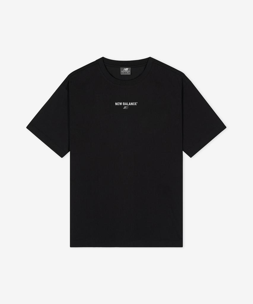 Nyuballanseu Nbneg21403 / Uni Essential Center Logo Short Sleeve T-Shirt (Black)