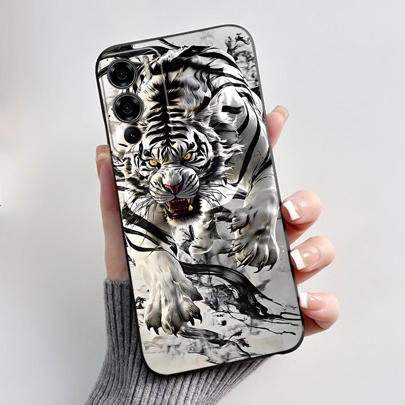 Case For Doogee N60 Pro Phone Case Luxury Cute Love Heart Rabbit Cartoon Funny Cover Black TPU Soft Silicone Protective Casing