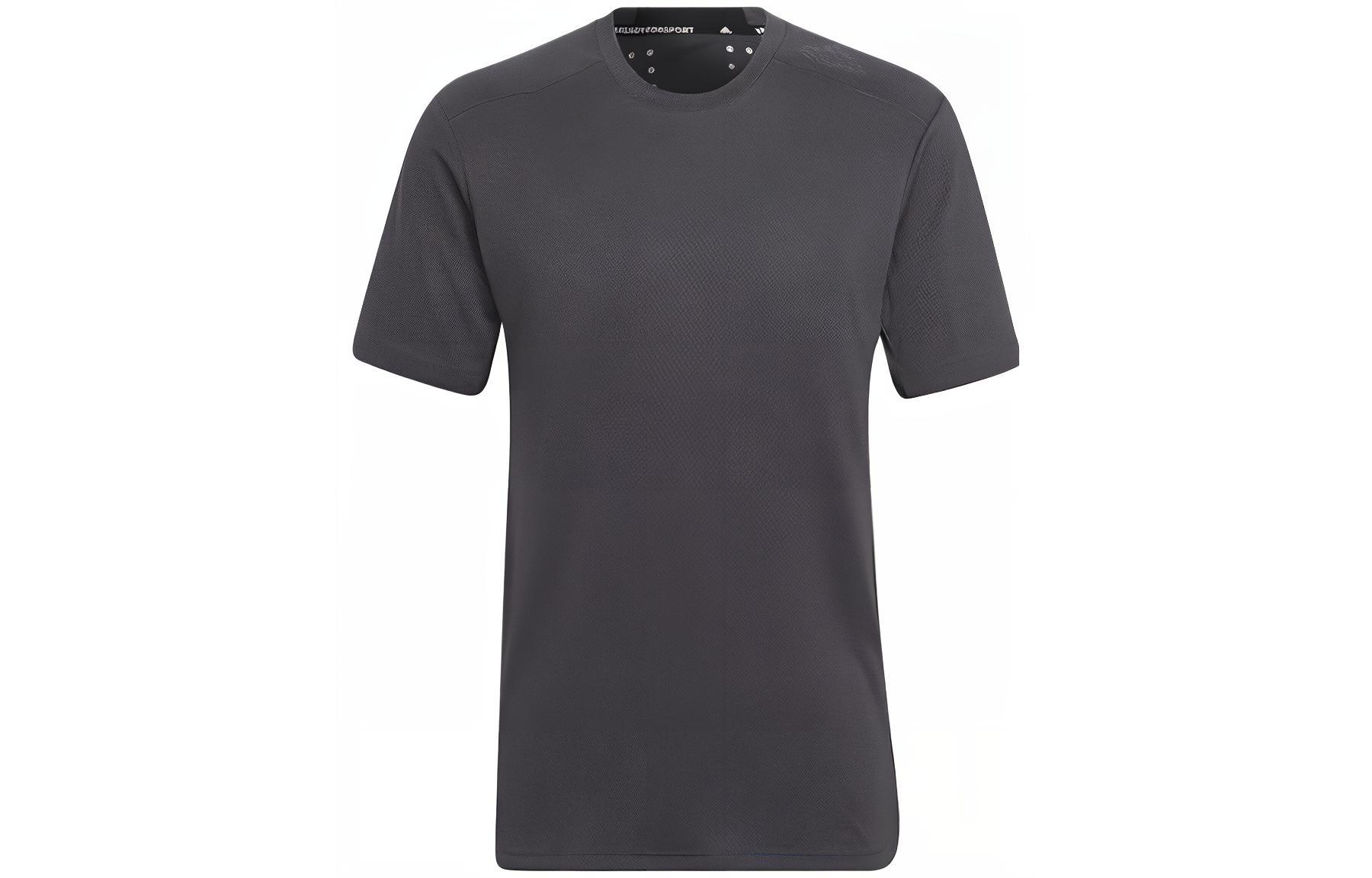

Adidas T Shirts Men s Black Crew Neck Moderate Straight Fit HC4226 XXL
