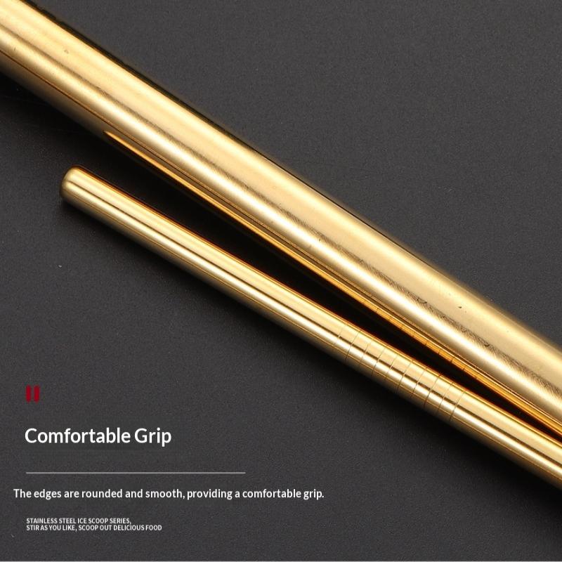 4Pcs Stainless Steel Straw Reusable Metal Drinking Straw With Cleaner Brush For Home Party Barware Bar Accessories