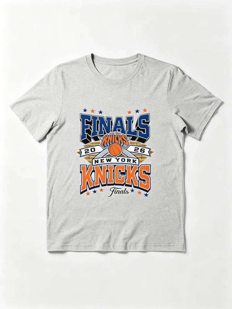 2026 Finals Essential T-shirt, New York Knicks Summer New Unisex Cotton Breathable Y2K T-shirt