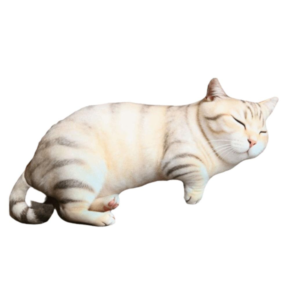 PP Cotton Filled Animal Body Pillow Plush Material Cat Keychain Animal Cushion Doll Toys For Kids