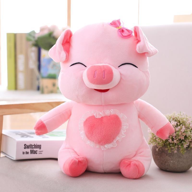 Soft Sweet And Pig Plush Toy Ideal For Children Birthday Presents Cuddles And