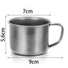 200ml Stainless Steel Cup Portable Outdoor Travel Coffee Tea Mug Cup Camping Cup Mini Metal Cup Kitchen Milk Cup