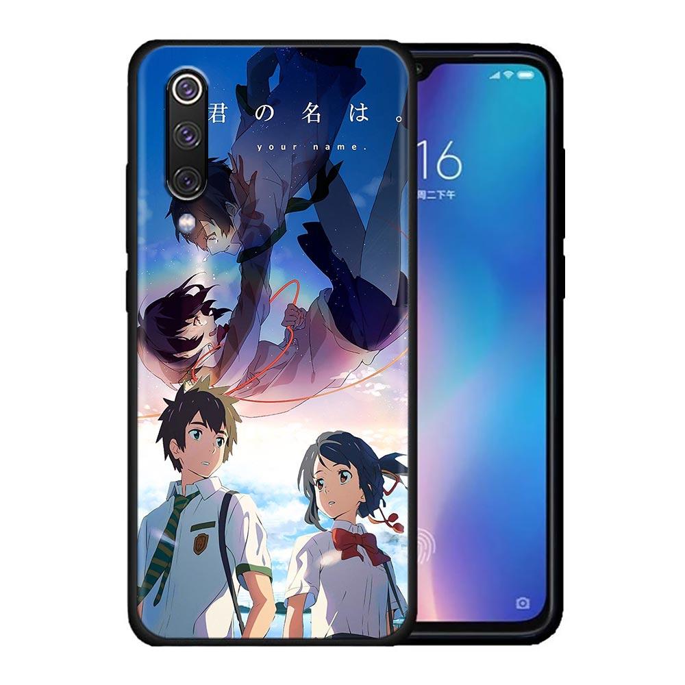 

Чехол для телефона японского аниме «Твое имя» для Xiaomi Mi A2 8 9 SE 9T 10 10T 10S CC9 E Note 10 Lite Pro 5G, мягкий силиконовый черный чехол Xiaomi Note 10 Lite