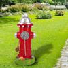 Dog Urinal Fire Hydrant Outdoor Puppy Training Column for Lawn & Garden Realistic Firefighter Gift for Men Novelty Pet Accessory