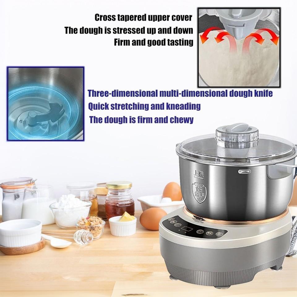 5/7 Liter Stand Mixer, 200W Electric Dough Maker, Household Smart Fermentation Flour Mixer Kneading Machine for Bread, Pizza