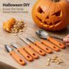 Set de Herramientas de Tallado de Frutas y Verduras de Halloween Lihe, Kit de Cuchillos para Tallar Calabazas con Bolsa de Almacenamiento
