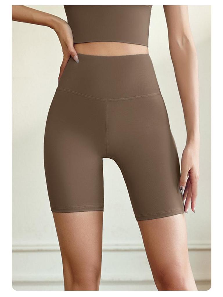 Women's High Waist Quick-Dry Fitness Shorts - Peach Butt Yoga Pants