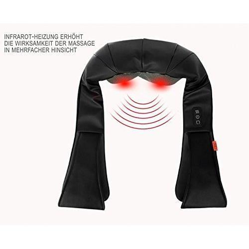 GESS Kragen Appareil De Massage Sportif Pour Les Épaules, Le Dos Et La Nuque Shiatsu Avec Thérapie De Chaleur Infrarouge
