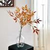 Lifelike Artificial Flower Arrangement - Potted Green Plants for Indoor Decoration in Living or Dining Rooms.